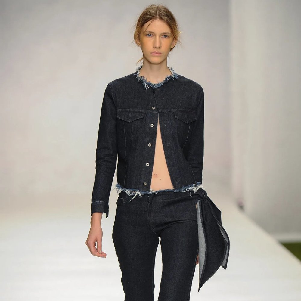 Marques' Almeida frayed denim jacket